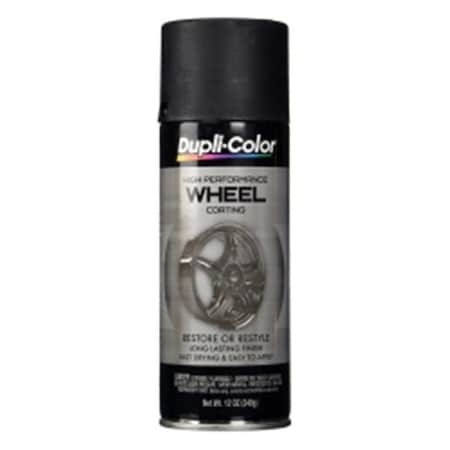 Krylon Krylon HWP104 11 oz Dupli Color High Performance Wheel Paint; Black DUPHWP104